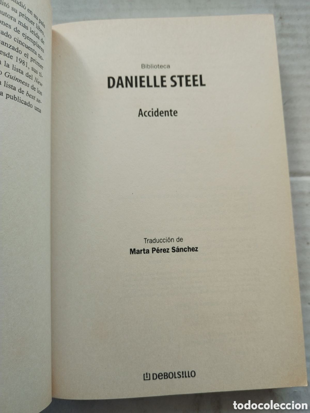 Libros de segunda mano: ACCIDENTE/DANIELLE STEEL - Foto 2