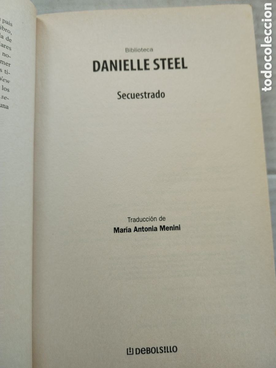 Libros de segunda mano: SECUESTRADO/DANIELLE STEEL - Foto 2