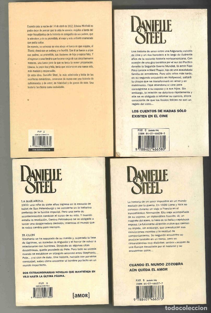 Libros de segunda mano: Danielle Steel. Lote de 4 libros - Foto 2
