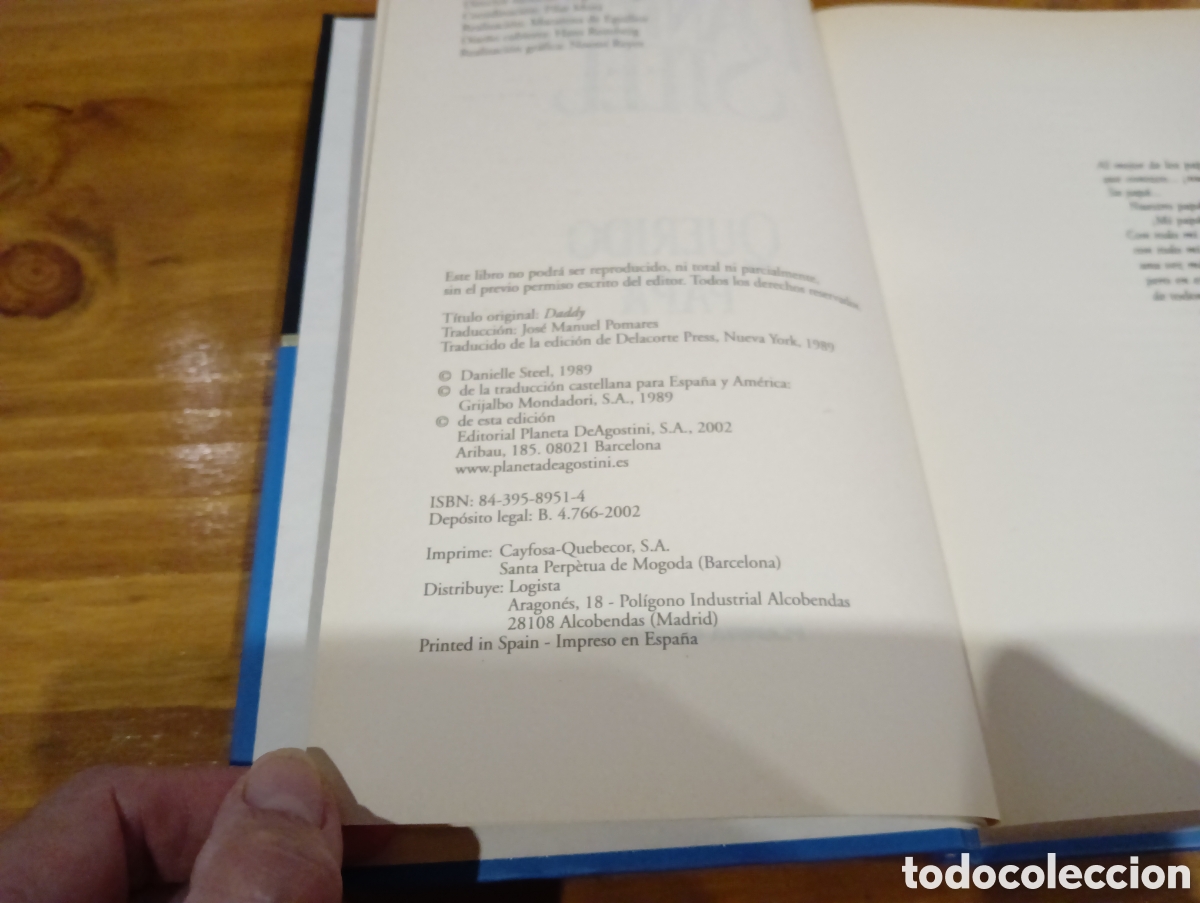 Libros de segunda mano: Danielle Steel. Querido pap&aacute; - Foto 2