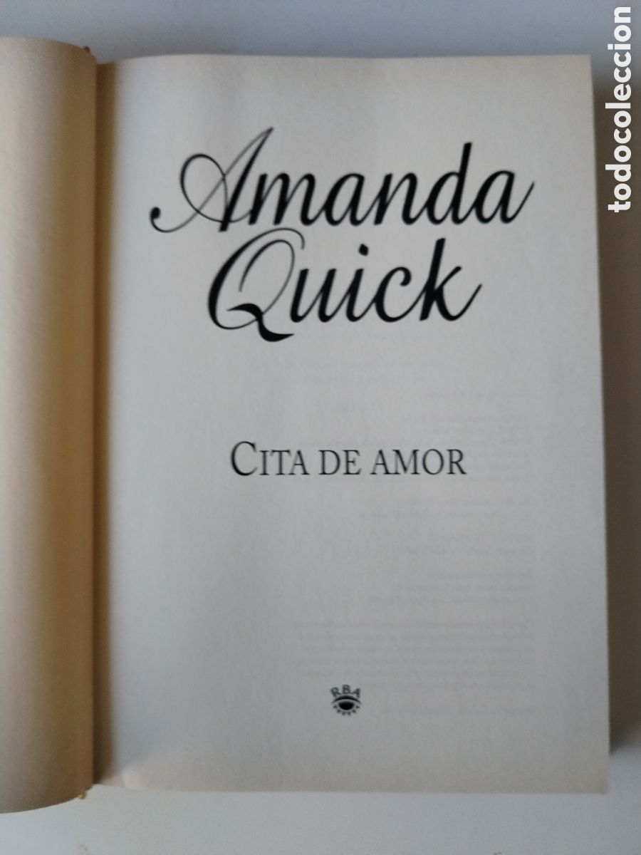 Libros de segunda mano: CITA DE AMOR/AMANDA QUICK - Foto 2