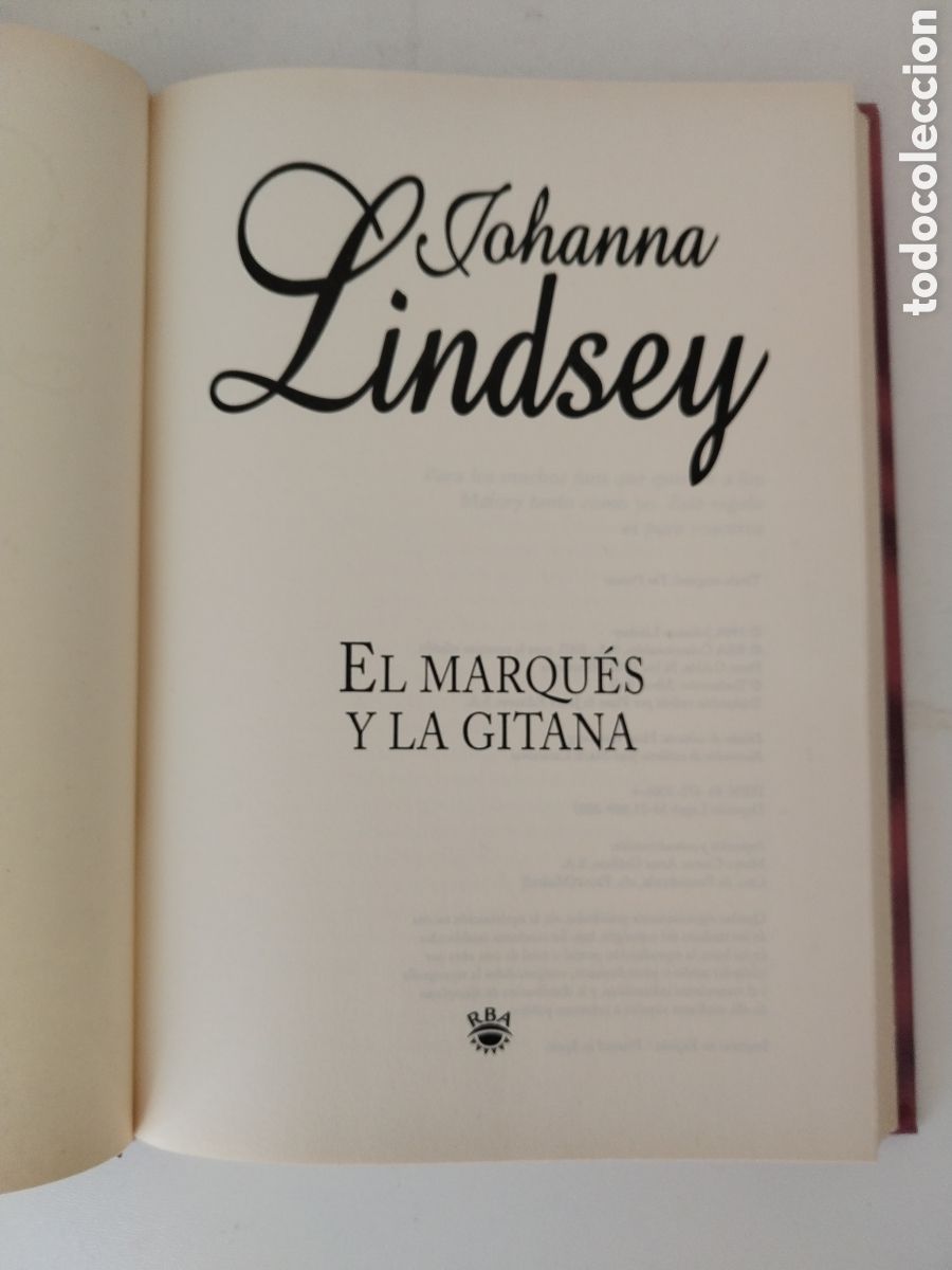 Libros de segunda mano: EL MARQUES Y LA GITANA/JOHANNA LINDSEY - Foto 2
