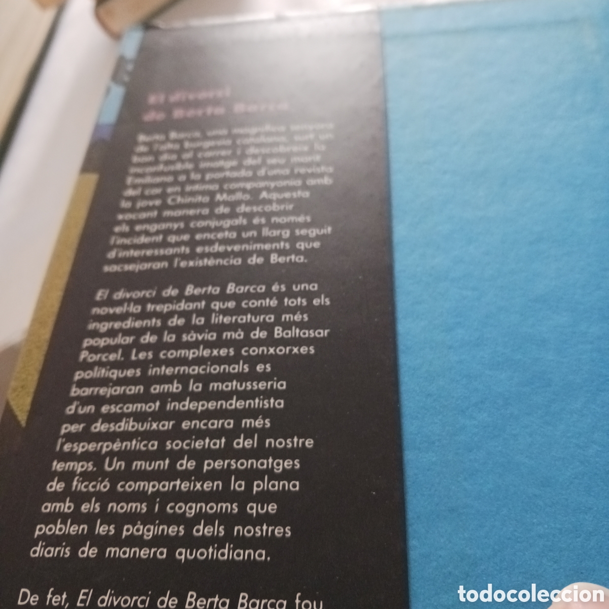 Libros de segunda mano: El divorcio de Berta Barca de Baltasar Porcel - Foto 3