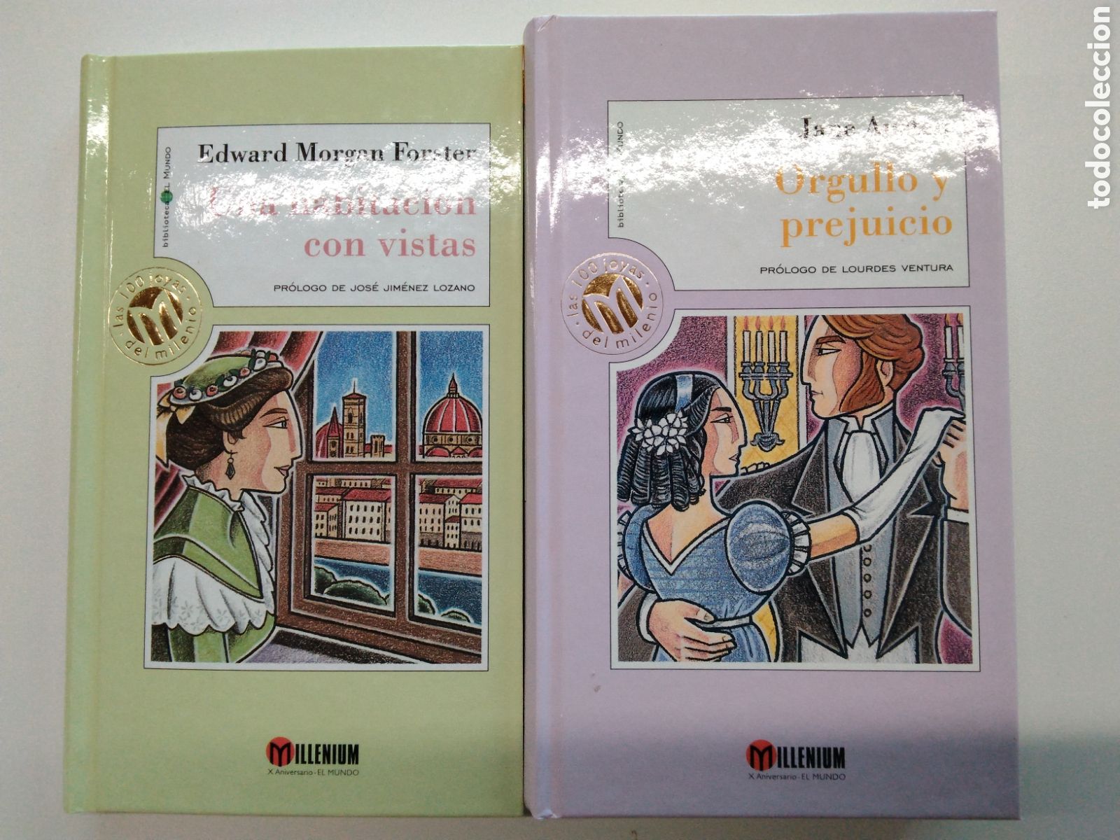 Livros em segunda m&atilde;o: Lote de dos libros:. - Una habitaci&oacute;n con vistas , - Orgullo y Prejuicio