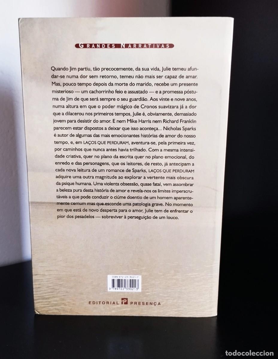 Libros de segunda mano: La&ccedil;os que perduram de Nicholas Sparks - Foto 2