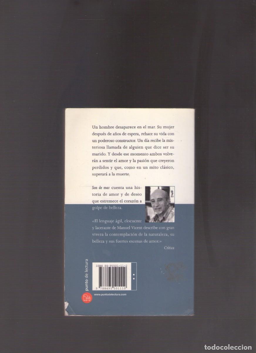 Libros de segunda mano: Ac. Son de mar (Manuel Vicent) - Foto 2