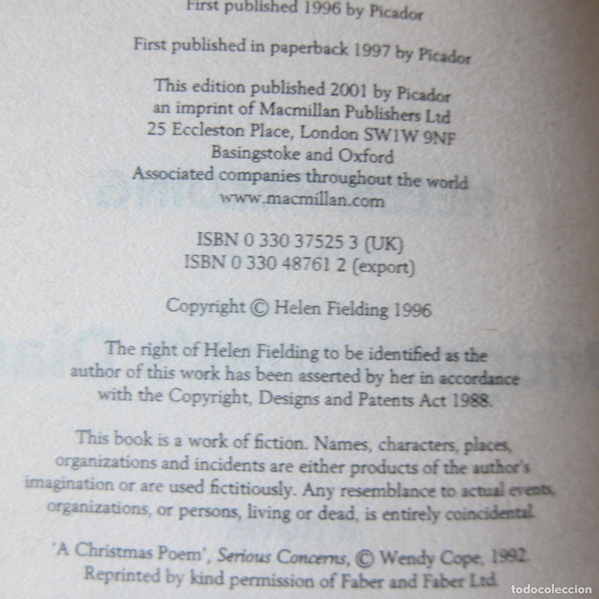 Libros de segunda mano: BRIDGET JONESS DIARY - HELEN FIELDING - Foto 4