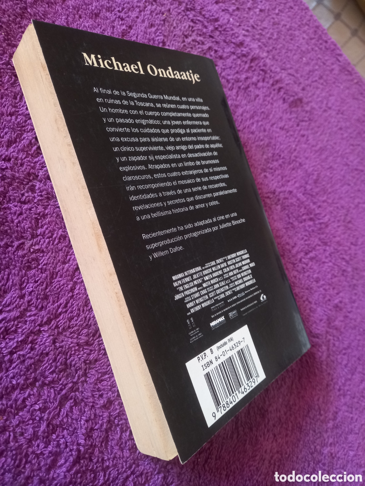 Libros de segunda mano: El paciente ingl&eacute;s. Michael Ondaatje. - Foto 4