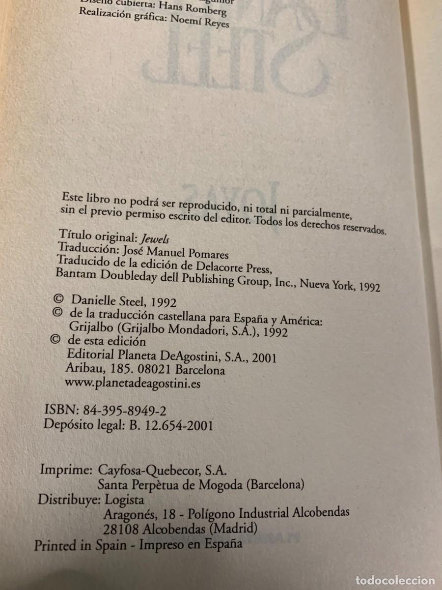 Libros de segunda mano: LIBROS; &laquo;JOYAS&raquo; DANIELLE STEEL. - Foto 3