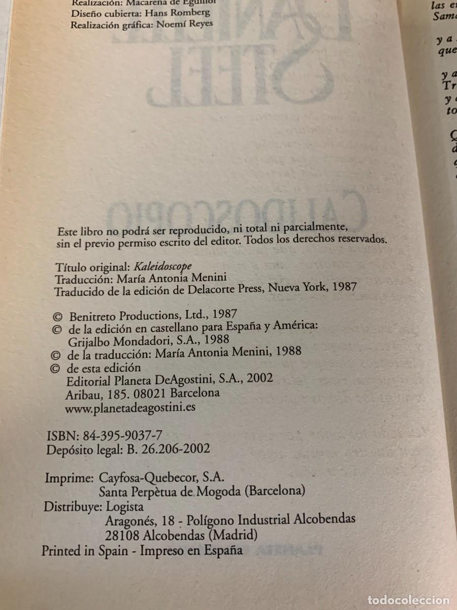 Libros de segunda mano: LIBROS; &laquo;CALIDOSCOPIO&raquo; DANIELLE STEEL. - Foto 3