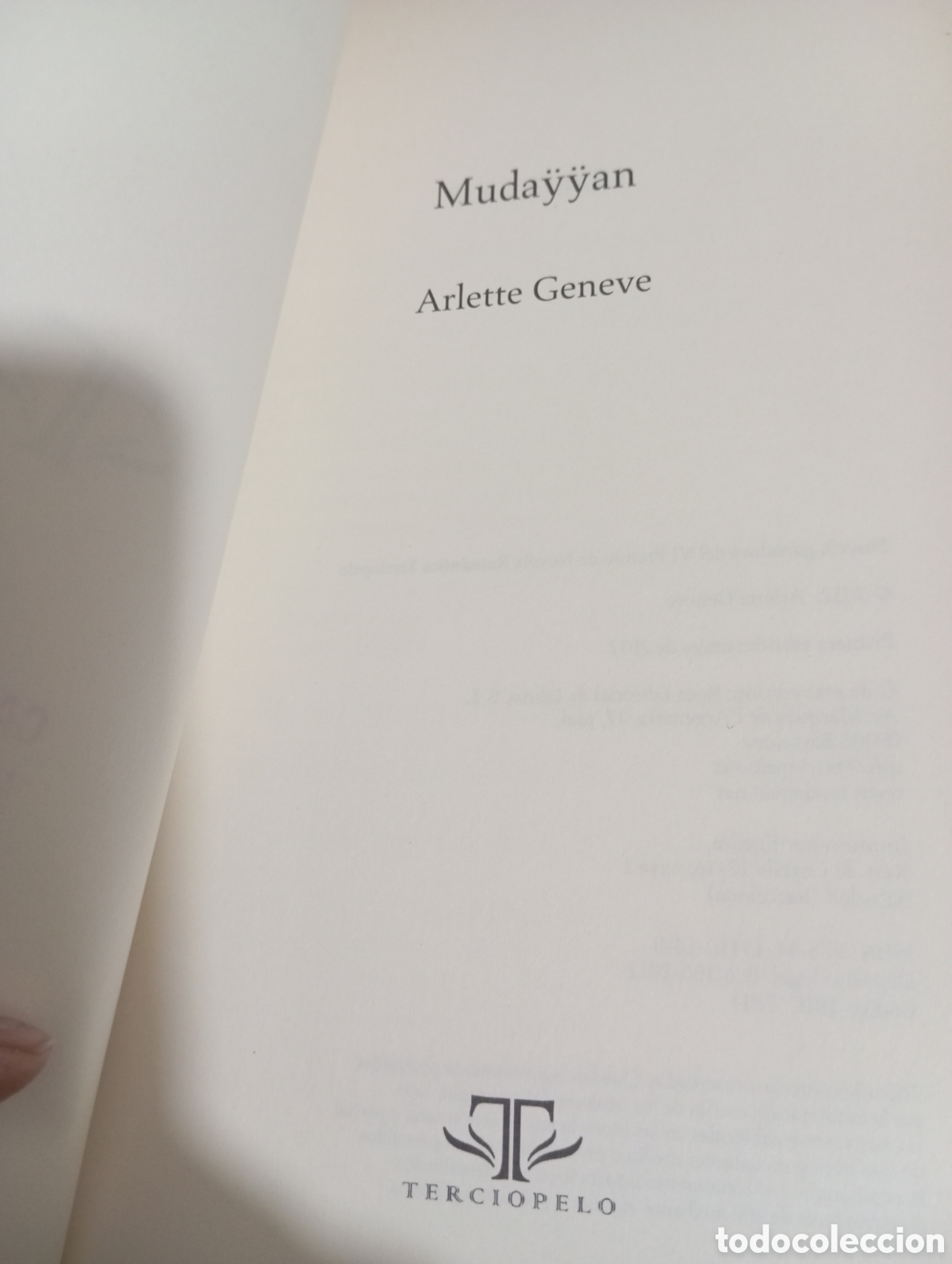 Libros de segunda mano: Mudayyan. Arlette Geneve - Foto 4