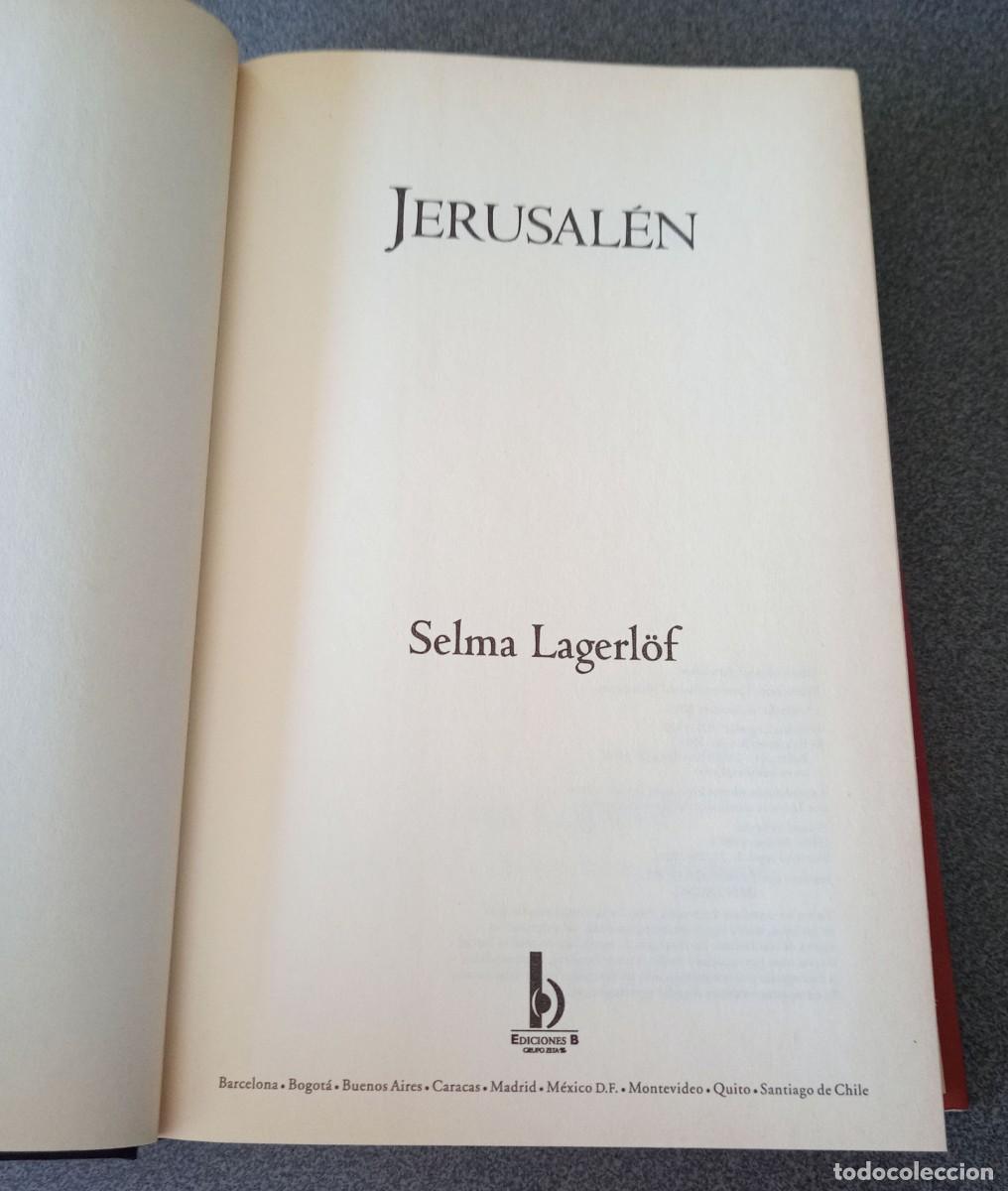 Libros de segunda mano: Jerusal&eacute;n Selma Lagerlof - Foto 3