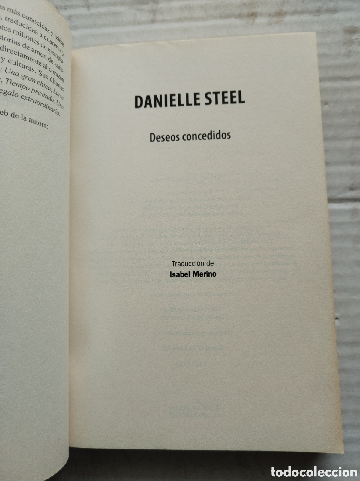 Libros de segunda mano: DESEOS CONCEDIDOS/DANIELLE STEEL - Foto 3