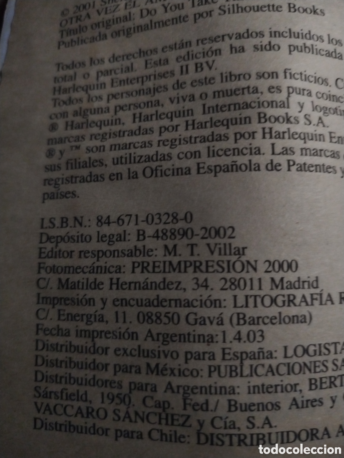 Libros de segunda mano: OTRA VEZ EL AMOR a&ntilde;o 2002 - Foto 2