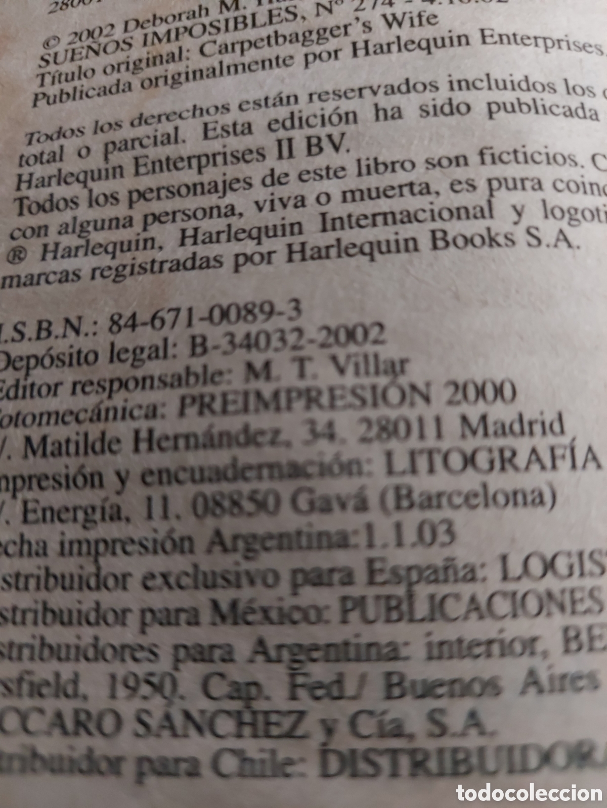 Libros de segunda mano: SUE&Ntilde;OS IMPOSIBLES a&ntilde;o 2002 - Foto 2