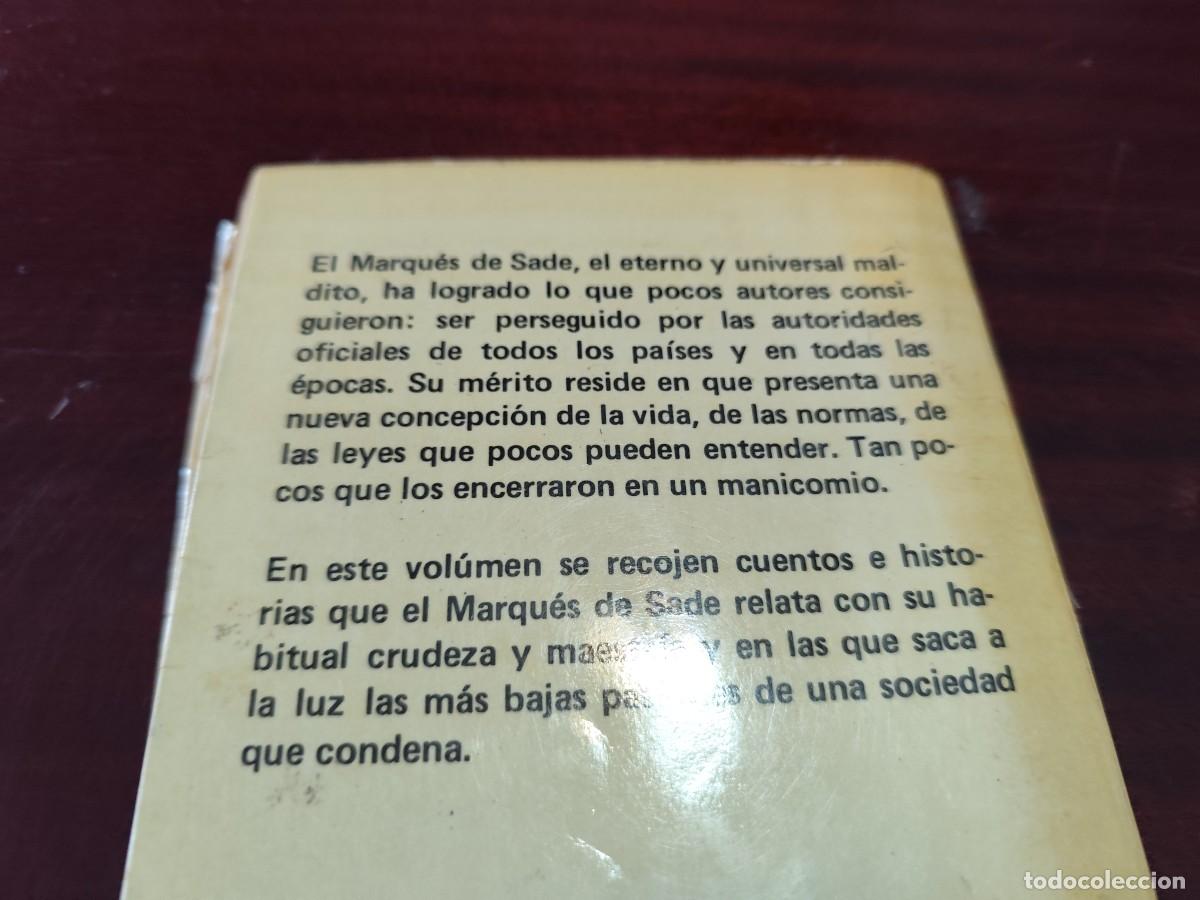 Libros de segunda mano: CUENTOS E HISTORIAS DEL MARQUES DE SADE / / PU-GUI-4 / ATE - Foto 4
