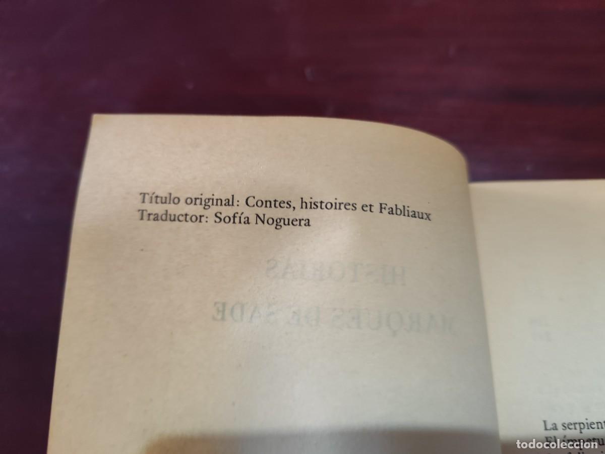 Libros de segunda mano: CUENTOS E HISTORIAS DEL MARQUES DE SADE / / PU-GUI-4 / ATE - Foto 8
