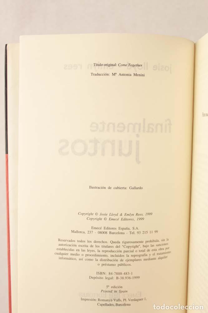 Libros de segunda mano: Finalmente juntos - Josie Lloyd - Foto 3