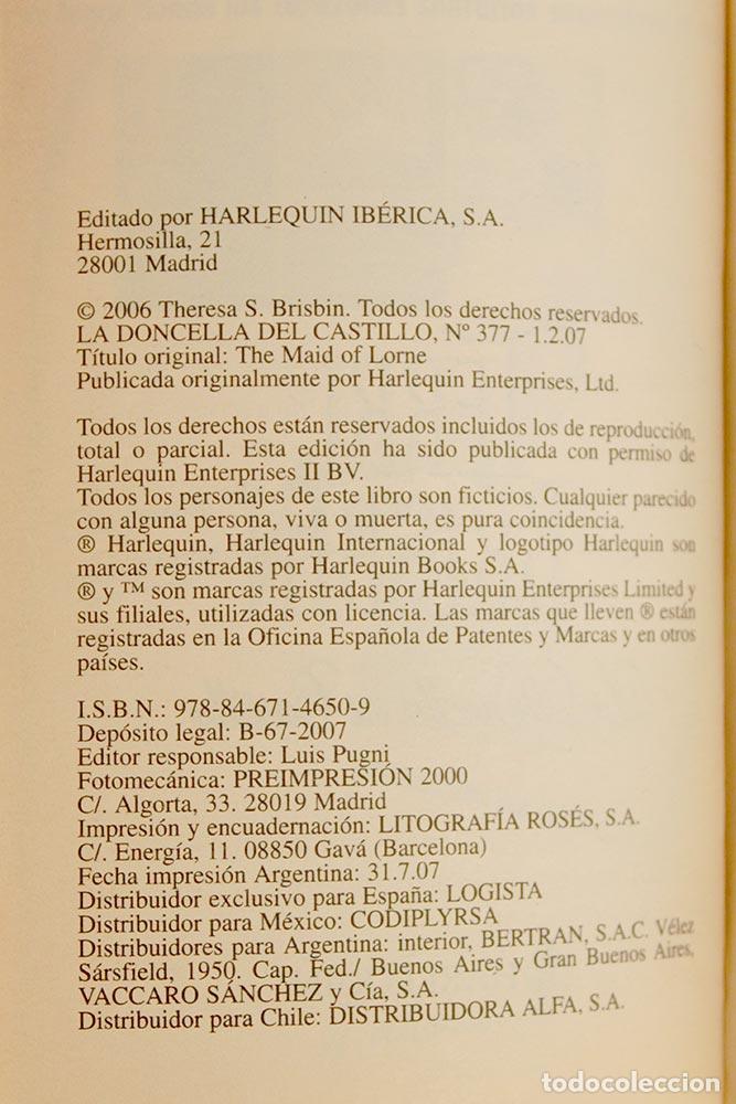 Libros de segunda mano: La doncella del castillo - Terri Brisbin - Foto 4