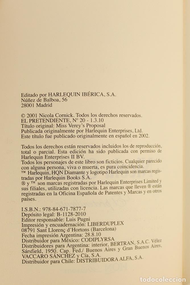 Libros de segunda mano: El pretendiente - Nicola Cornick - Foto 4