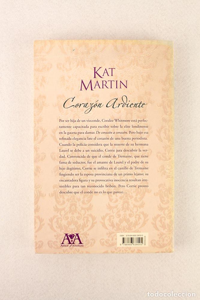 Libros de segunda mano: Coraz&oacute;n ardiente - Kat Martin - Foto 3