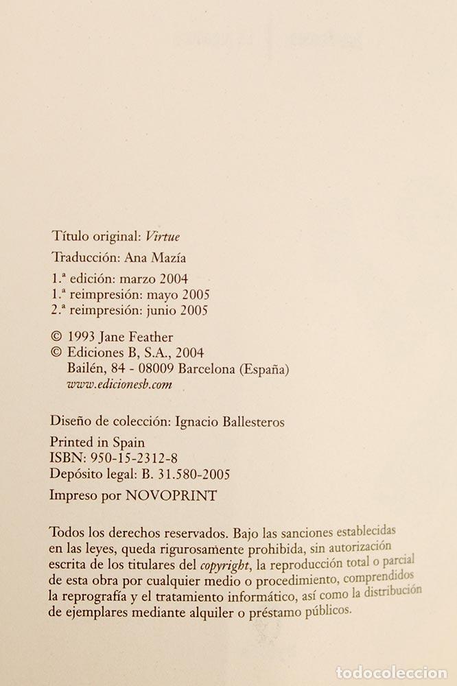 Libros de segunda mano: La jugadora - Jane Feather - Foto 4