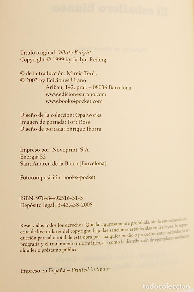 Libros de segunda mano: El caballero blanco - Jaclyn Reding - Foto 4