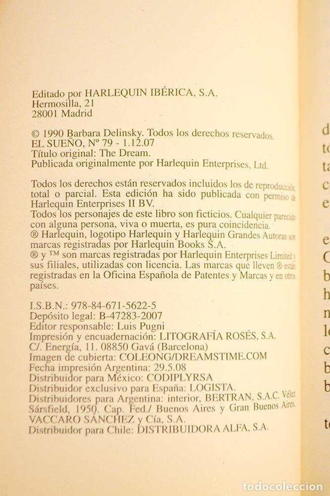 Libros de segunda mano: El sue&ntilde;o - Barbara Delinsky - Foto 4