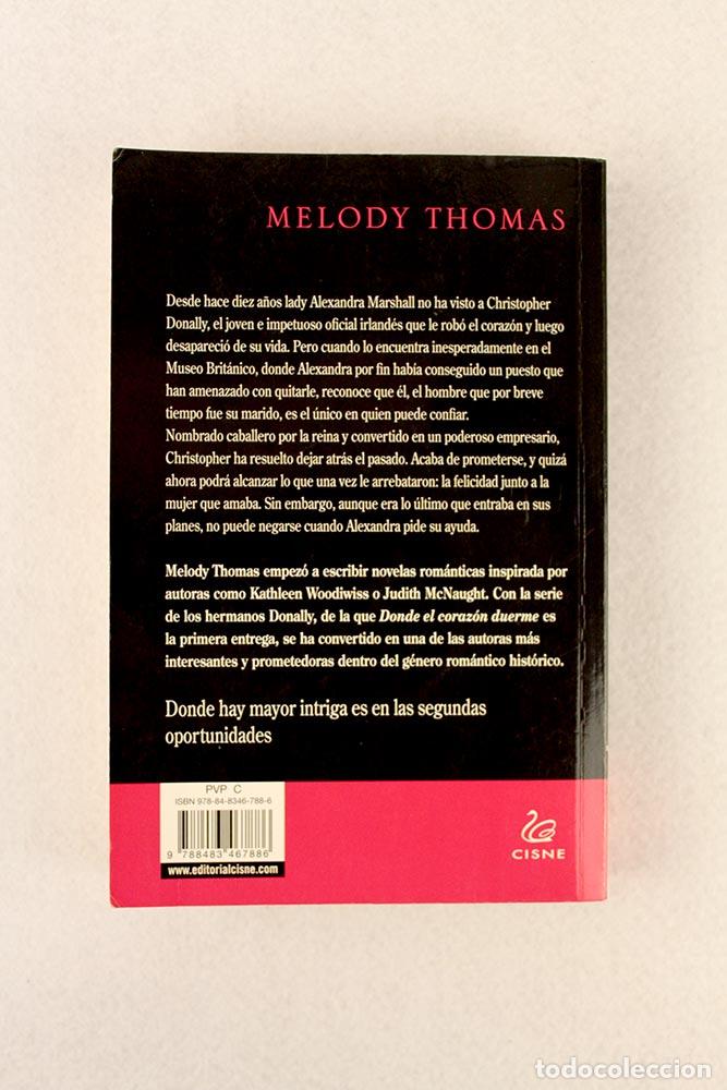 Libros de segunda mano: Donde el coraz&oacute;n duerme - Melody Thomas - Foto 3