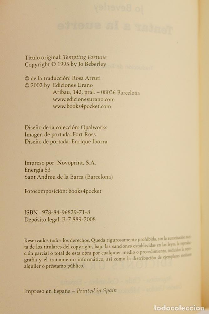 Libros de segunda mano: Tentar a la suerte - Jo Beverly - Foto 4