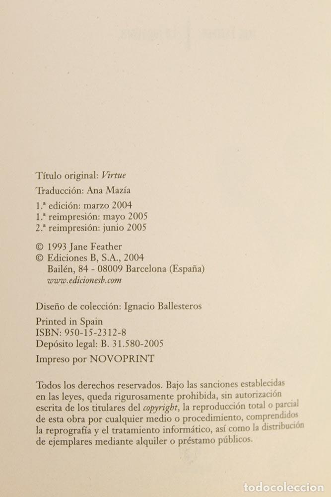 Libros de segunda mano: La jugadora - Jane Feather - Foto 4
