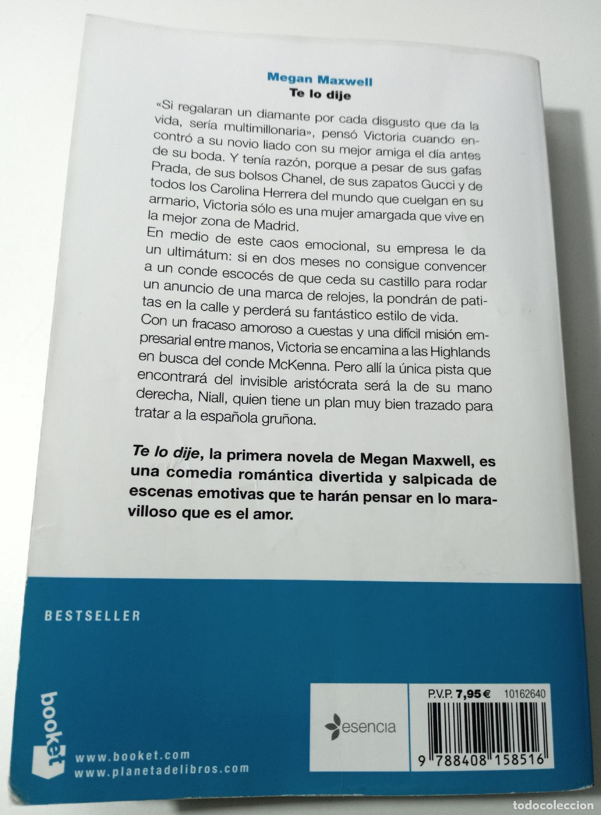 Libros de segunda mano: Te lo dije - Maxwell, Megan - Foto 4