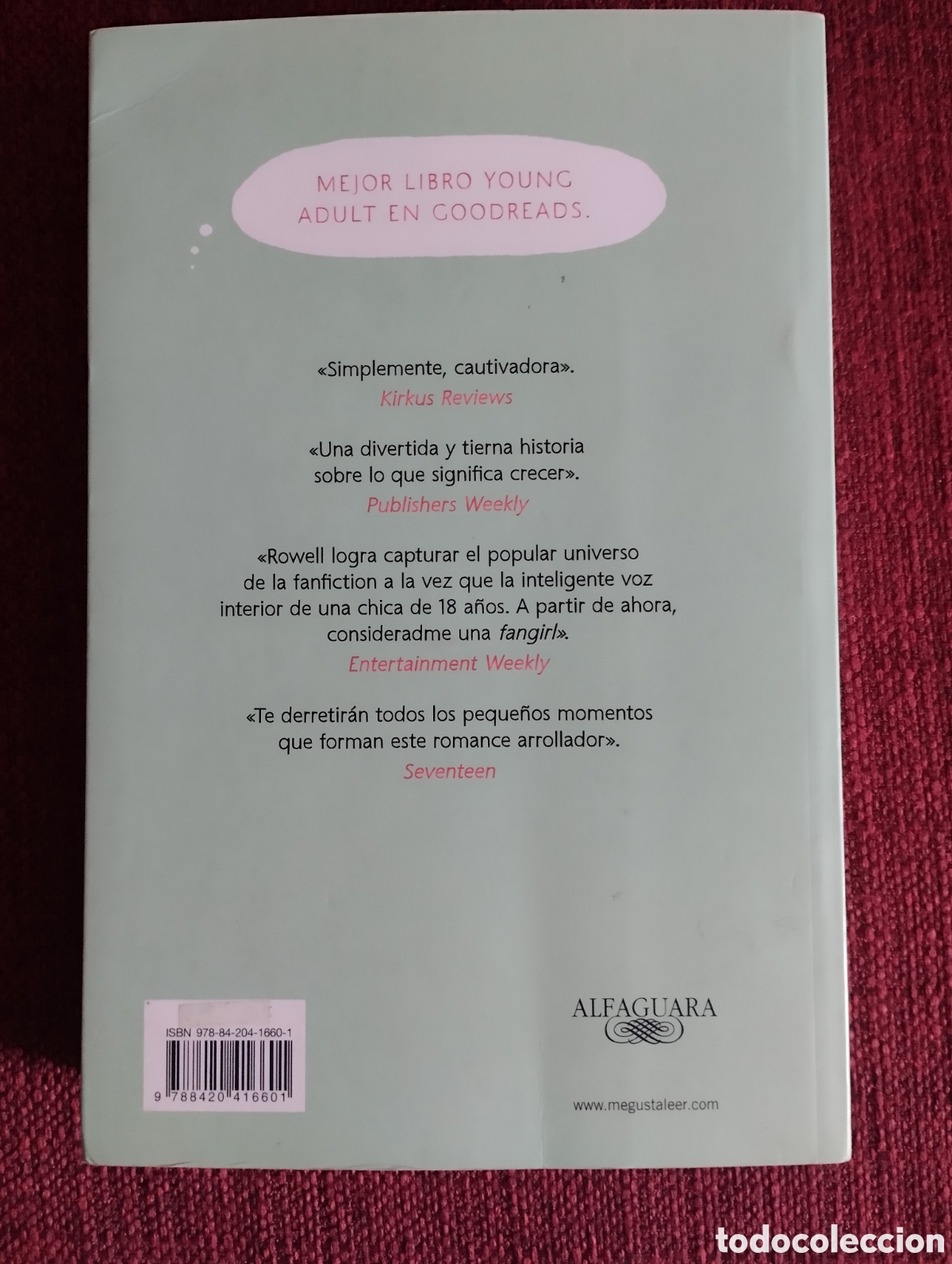 Libros de segunda mano: &rdquo;FaNGIRL&rdquo;. Rainbow Rowell. - Foto 3