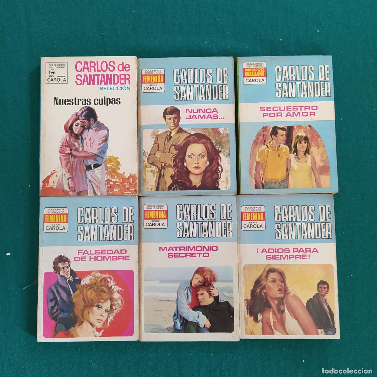 Libros de segunda mano: 6 novelas de carlos de santander - Foto 1
