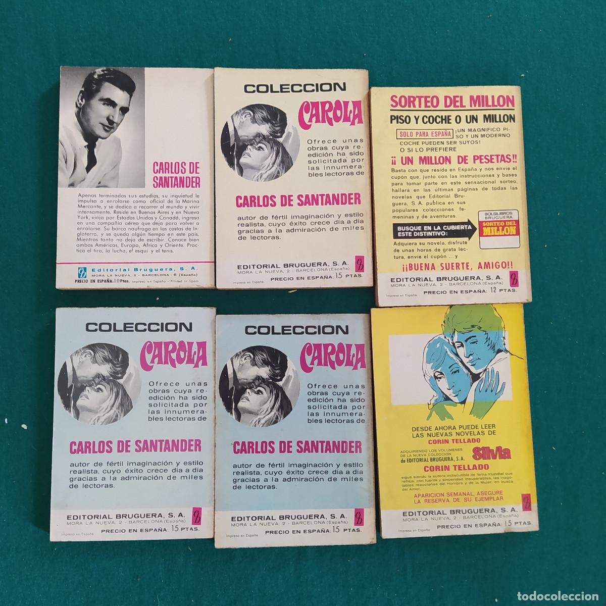 Libros de segunda mano: 6 novelas de carlos de santander - Foto 2
