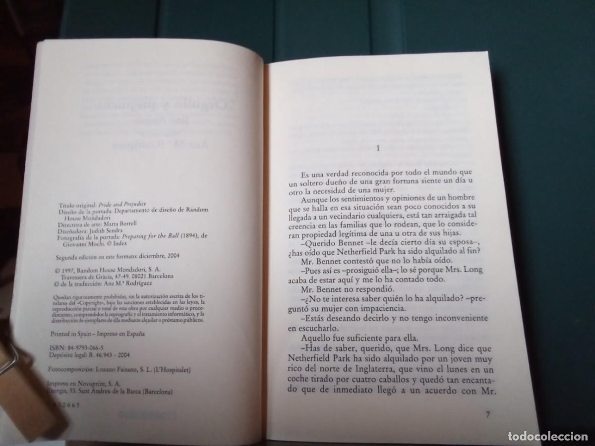 Libros de segunda mano: ORGULLO Y PREJUICIO DE JANE AUSTEN - Foto 3