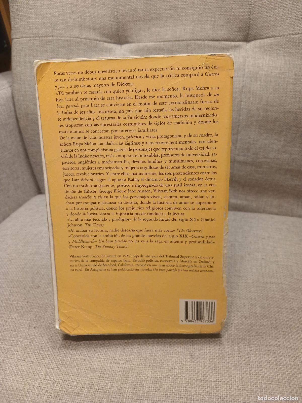 Libros de segunda mano: Un buen partido - Vikram Seth - Foto 3