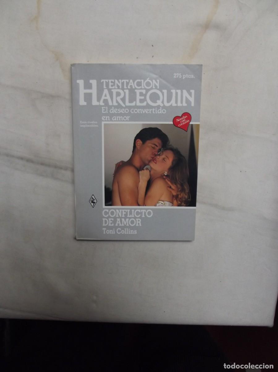 Libros de segunda mano: NOVELA ROMANTICA TENTACION - CONFLICTO DE AMOR DE TONI COLLINS