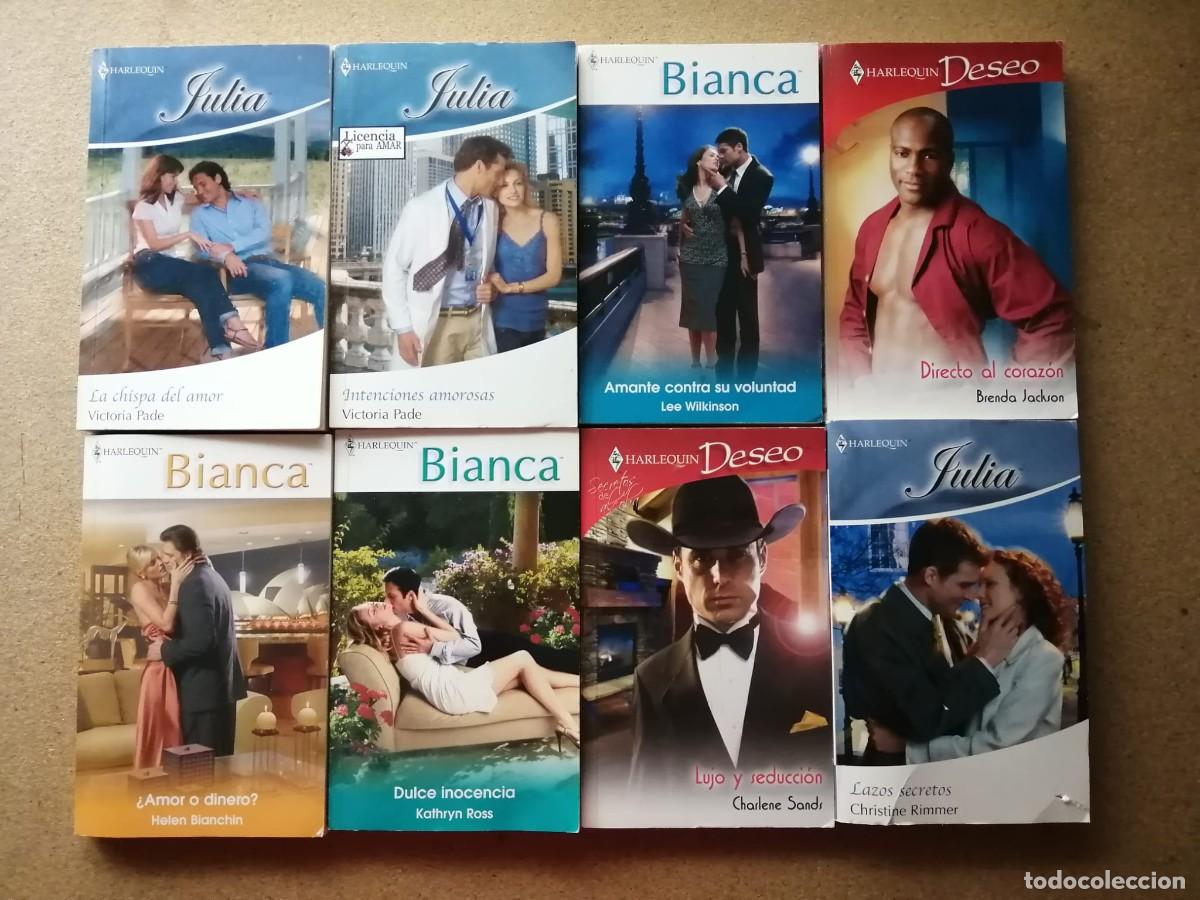 Libros de segunda mano: 8 NOVELAS ROMANTICAS SERIE BIANCA - JAZMIN - DESEO