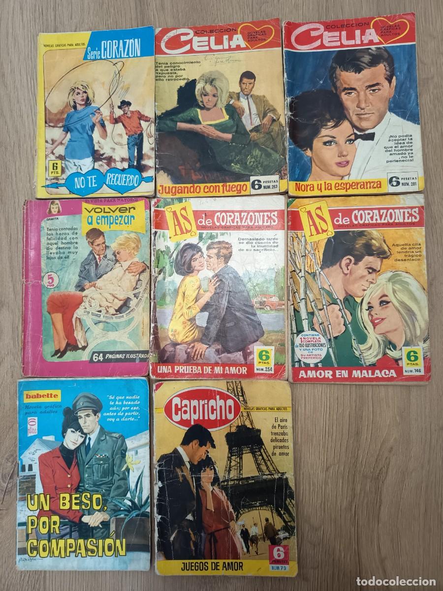 Libros de segunda mano: LOTE 16 NOVELAS ROM&Aacute;NTICAS ESPA&Ntilde;OLAS &mdash; A&Ntilde;OS 60-80