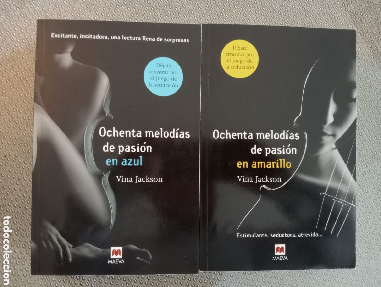 Libros de segunda mano: Ochenta melod&iacute;as de pasi&oacute;n en amarillo + ... en azul / Vina Jackson