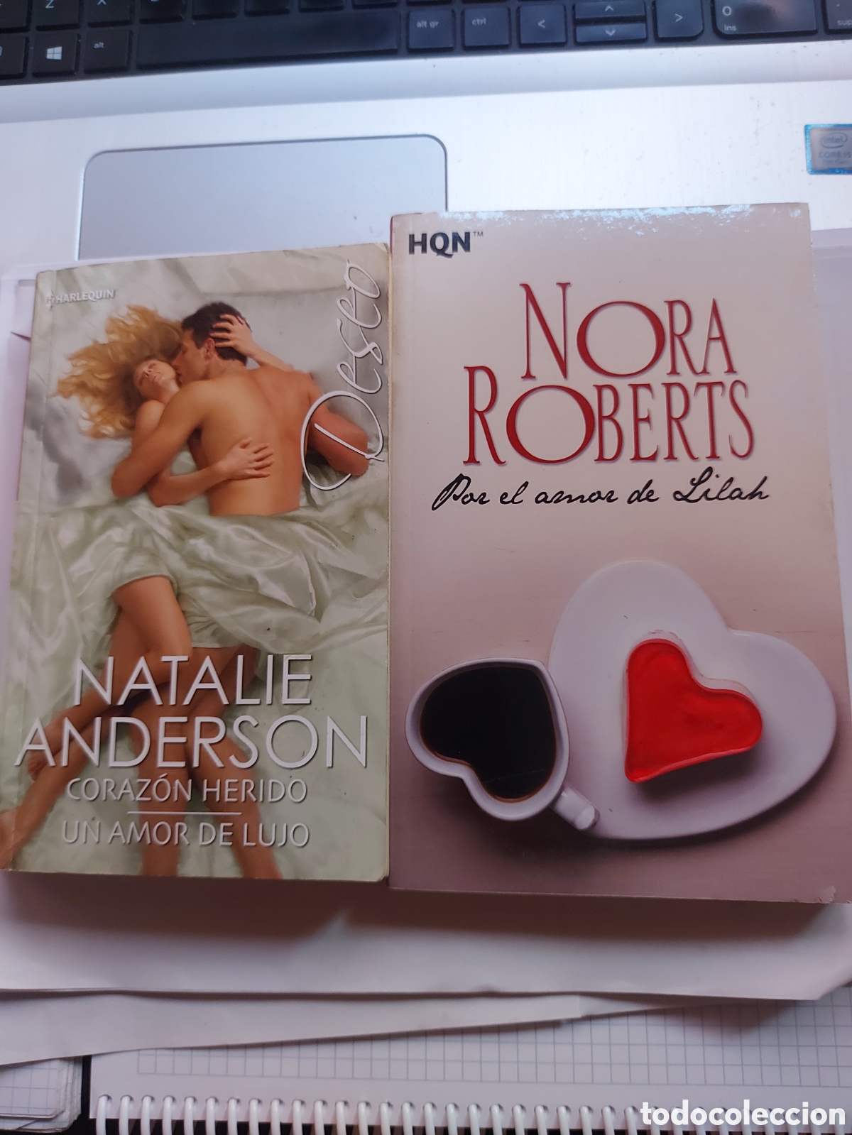 Libros de segunda mano: CORAZON HERIDO / POR EL AMOR DE LILAH