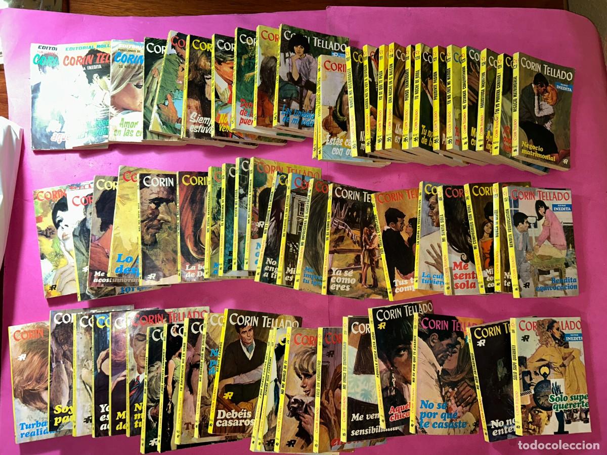 Libros de segunda mano: LOTE DE 73 NOVELAS DE CORIN TELLADO
