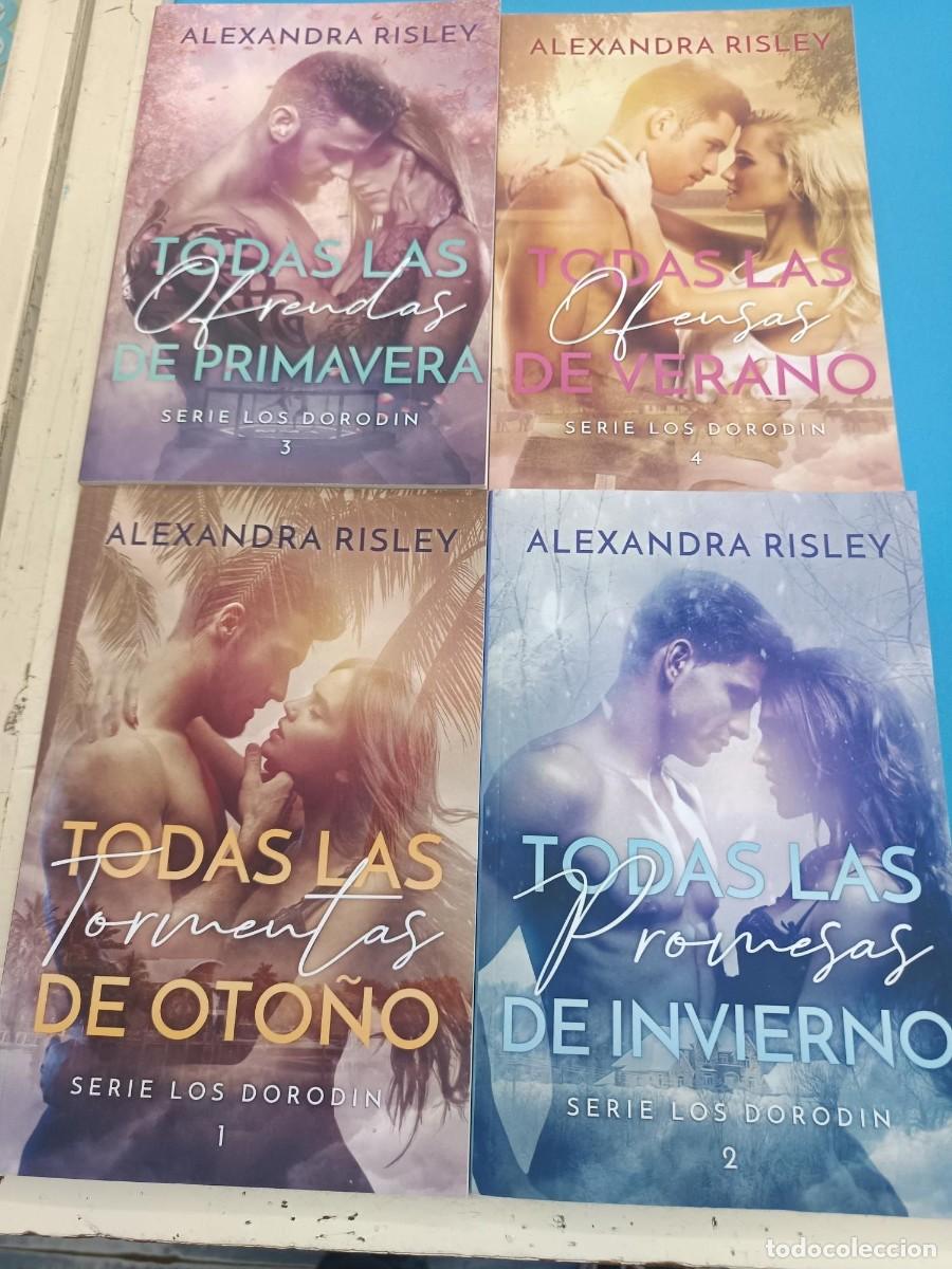 Libros de segunda mano: SERIE LOS DORODIN DE ALEXANDRA RISLEY 4 VOLUMENES DE NOVELA ROMANTICA