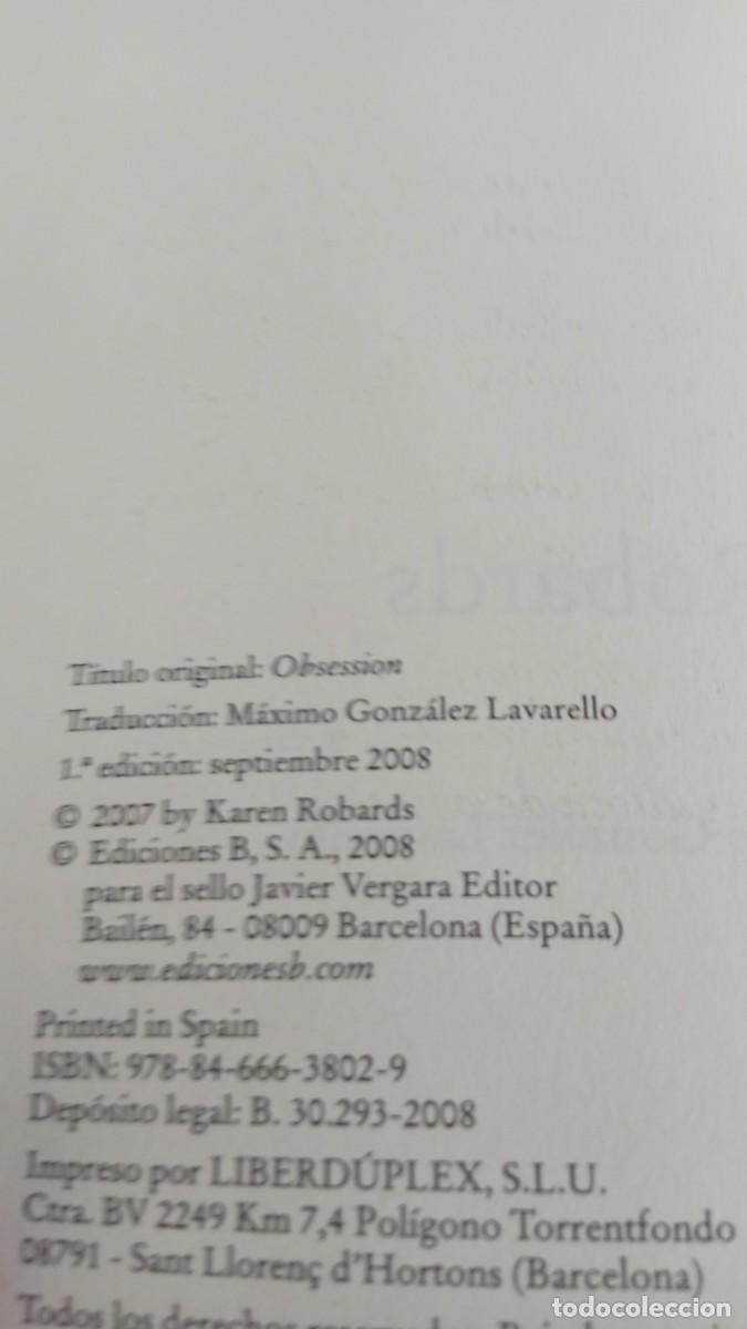 Libros de segunda mano: OBSESI&Oacute;N Karen Robards - Foto 5