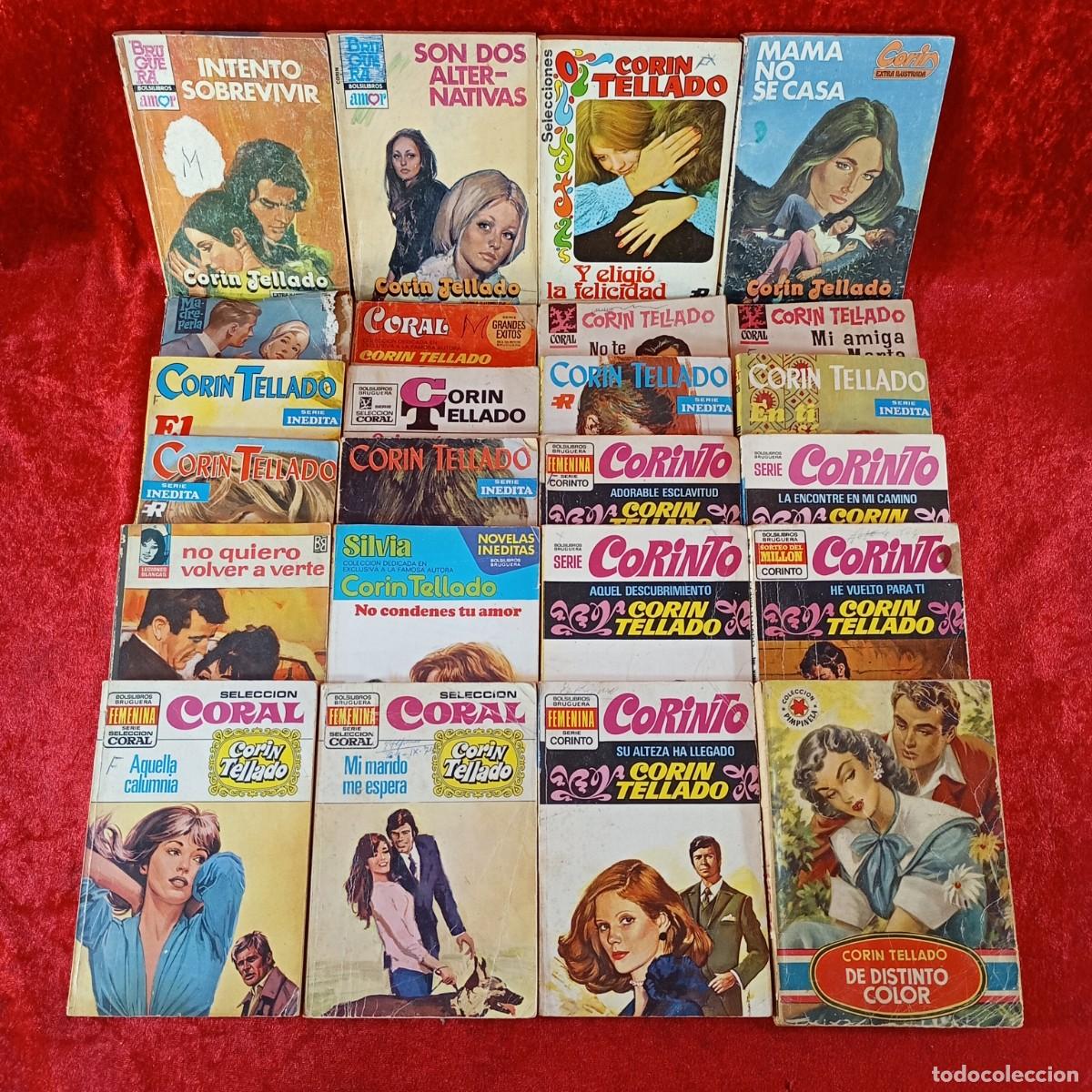 Libros de segunda mano: LOTE 24 LIBROS - CORIN TELLADO - NOVELAS ROMANTICAS JUVENILES - VER FOTOS / 5613