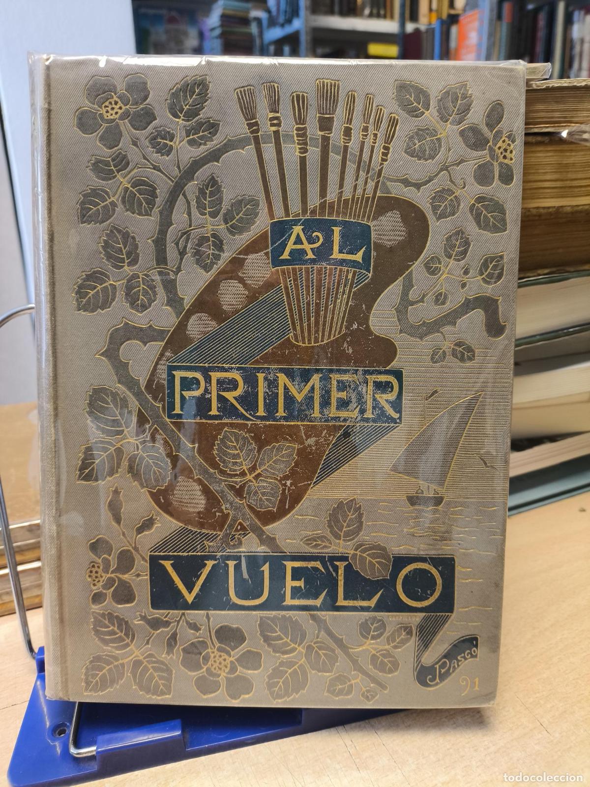 Libros de segunda mano: AL PRIMER VUELO (IDILIO VULGAR) - J.M. PEREDA - - J.M. PEREDA