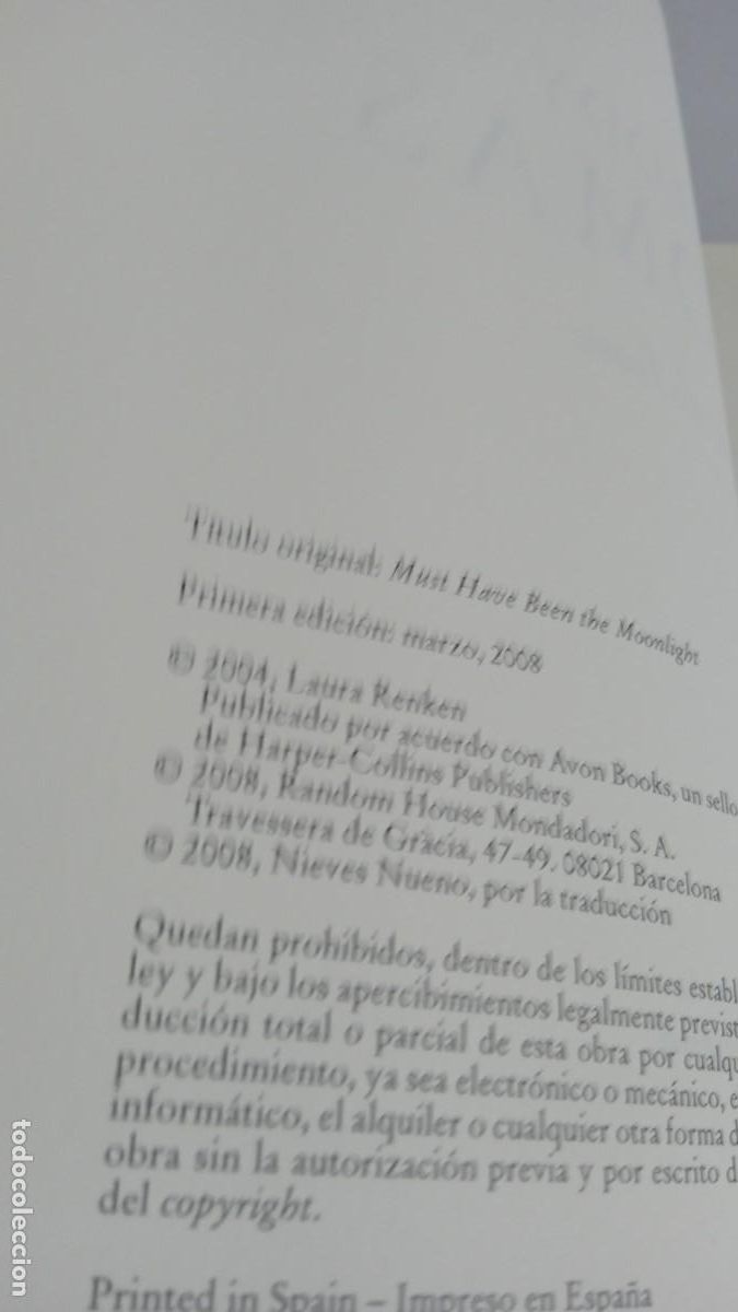 Libros de segunda mano: LUZ DE LUNA Melody Thomas - Foto 5