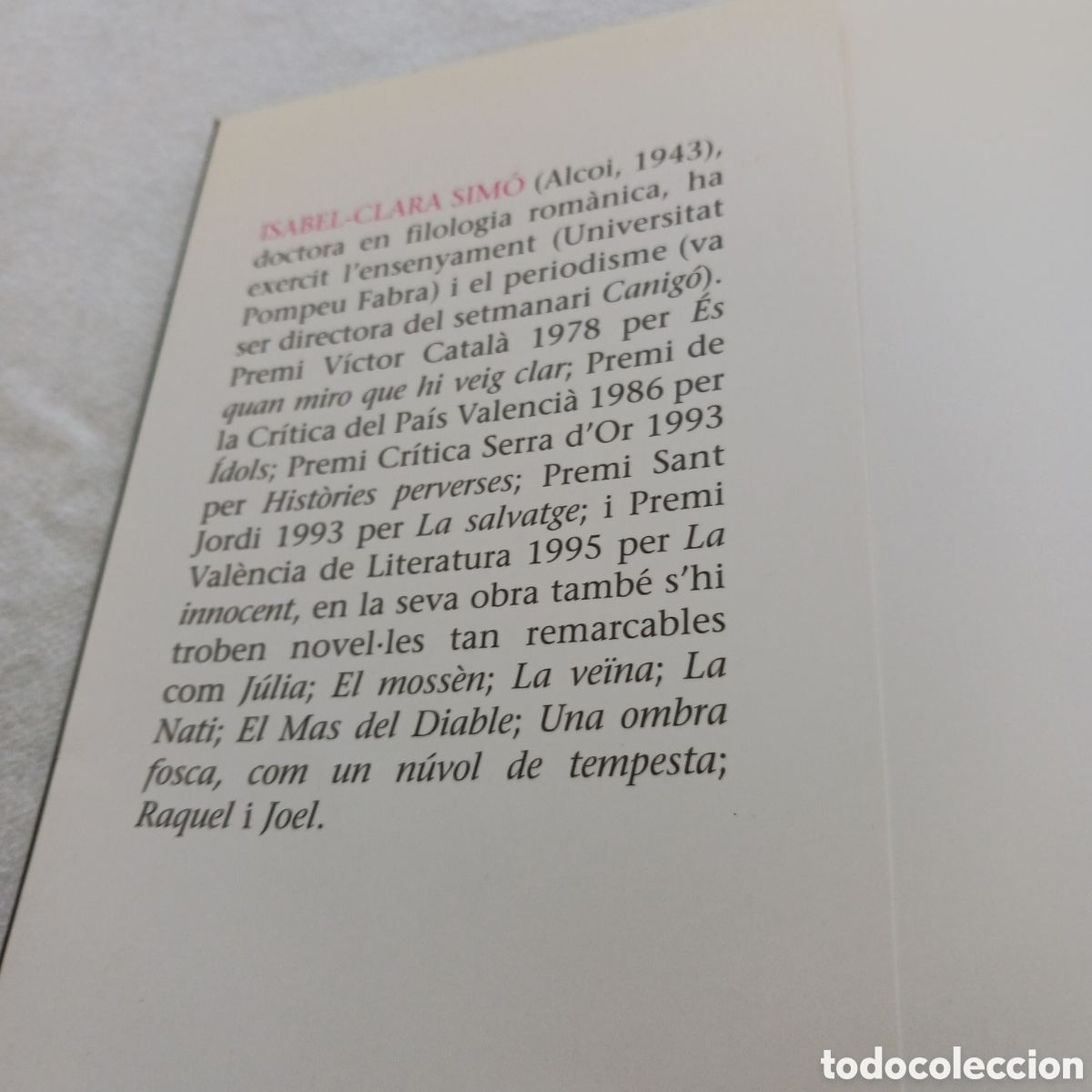 Libros de segunda mano: Dones de Isabel Clara Simo - Foto 4
