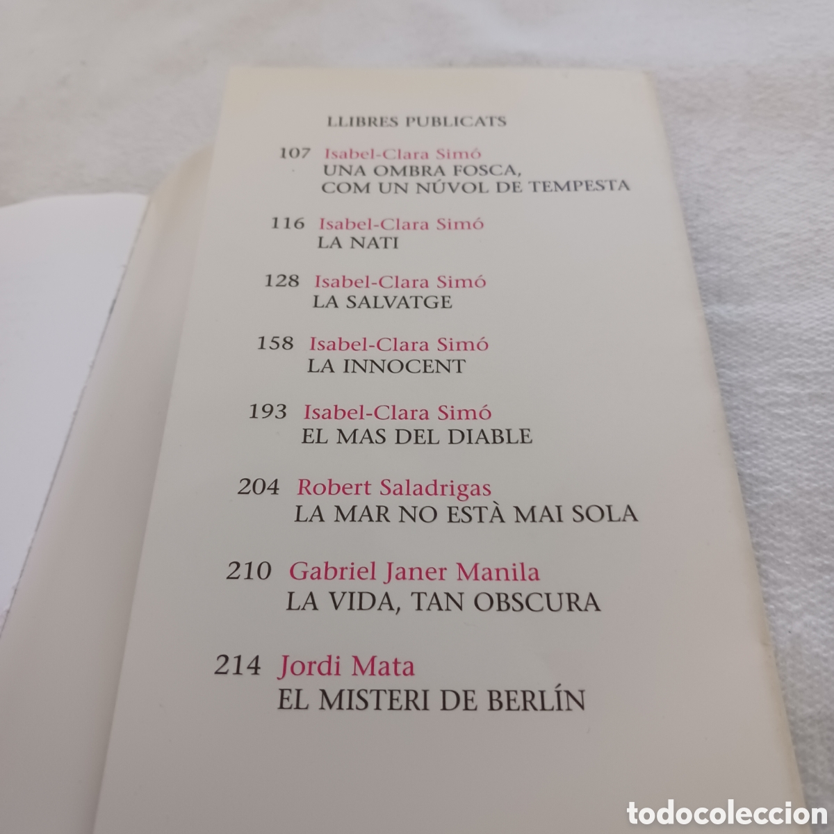 Libros de segunda mano: Dones de Isabel Clara Simo - Foto 16